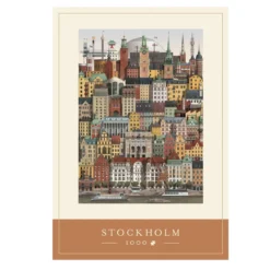 Martin Schwartz pussel Stockholm stadsmotiv. 1000 bitar, 50×70 cm