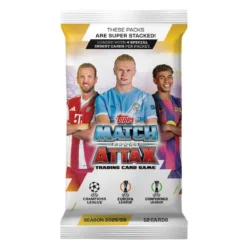 Match Attax Champions League 2025/26 Boosterpack med 12 kort OBS! Priset avser EN påse