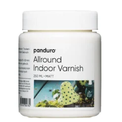 Matt allround-lack för inomhusbruk, vattenbaserad, 250 ml