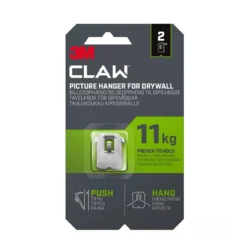 3M Claw tavelkrok med 11 kilos bärkraft, 2-pack