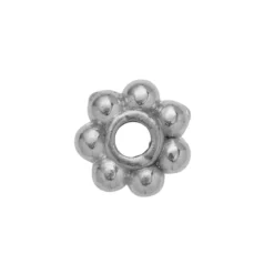 Mellandel blomma silver 100 st
