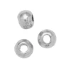 Mellandel rund silver 100 st.