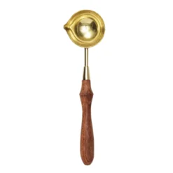 Metallsked, smältsked för lack & vax, längd 11,5 cm