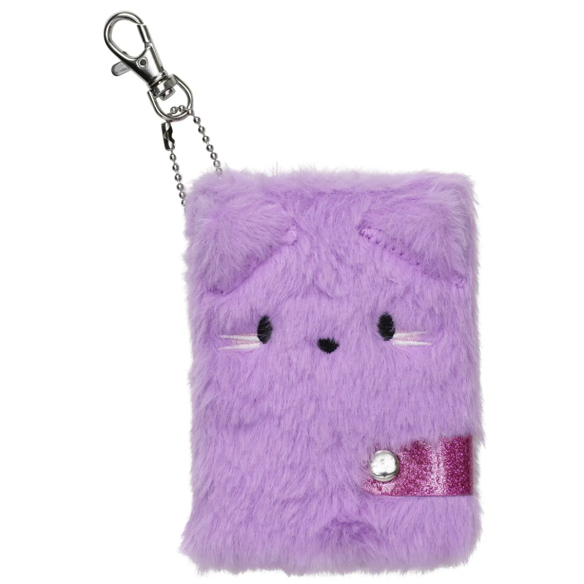 Mini-anteckningsbok Hamster, söt & fluffig med karbinhake, 65 ark, 7,5×10 cm