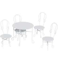 Miniatyrkit bord och 4 stolar