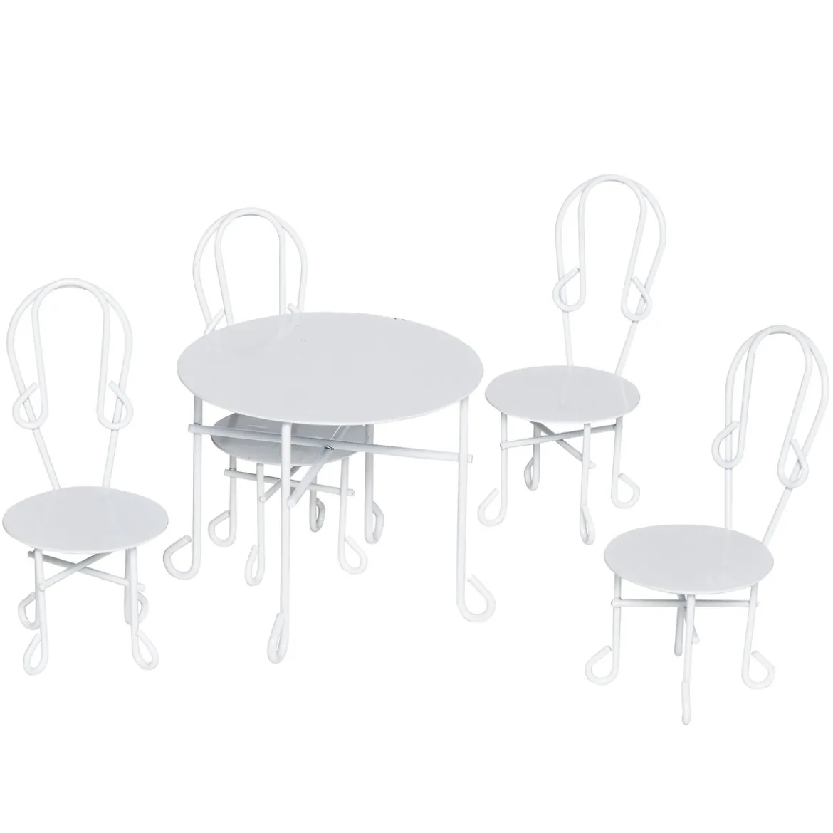 Miniatyrkit bord och 4 stolar