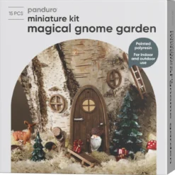 Miniatyrkit Magical Gnome Garden – skapa julens vackraste nissedörr