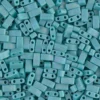 MIYUKI Half Tila matt blågr 5g – HTL0412FR Opaque Turquoise Green Matted AB