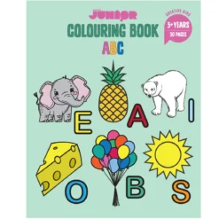 Målarbok ABC – Från A till Ö/Ø, lär dig alfabetet. Svenska, danska, norska.