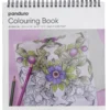 Målarbok Botanik & Blommor, spiralbunden, 20×21 cm, 24 motiv, 120 g/m²