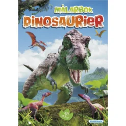 Målarbok Dinosaurier