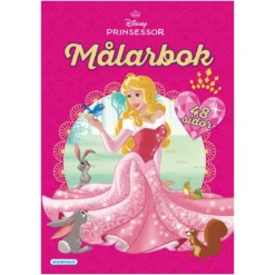 Målarbok Disney Prinsessor – 21×28 cm, 48 sidor med välkända karaktärer från filmer och sagor!