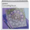 Målarbok Mandalor, spiralbunden, 20×21 cm, 24 motiv, 120 g/m²