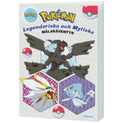 Målarbok Pokémon A4 (210×297 mm), 24 sidor – massor av söta Pokémons!