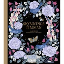 Målarbok Skymningstimman, vackra och bedårande blomstermotiv