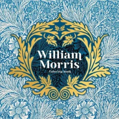 Målarbok William Morris Coloring Book, 25×25 cm, 40 sidor