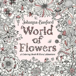 Målarbok - World of Flowers