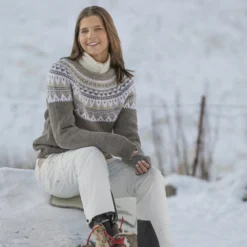 Mönsterbok 2020 Eco Highland wool – 3 mönster för tröjor till barn, dam och herr – uppfinnartröjan / oppfinner-genseren från Viking