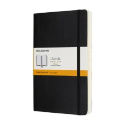 Moleskine Classic Notebook Expanded Large (13×21 cm), svart mjuk pärm – 400 linjerade sidor