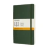 Moleskine Classic Notebook Large (13×21 cm), grön mjuk pärm – 240 linjerade sidor