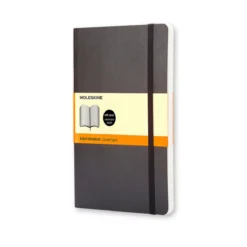 Moleskine Classic Notebook Large (13×21 cm), svart mjuk pärm – 240 linjerade sidor