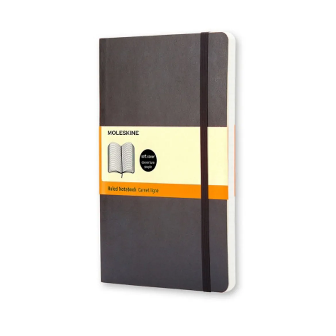 Moleskine Classic Notebook Pocket (9×14 cm), svart mjuk pärm – 192 linjerade sidor