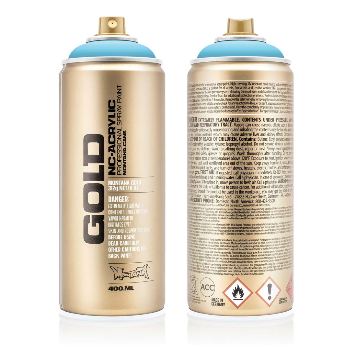 Montana Gold sprayfärg 400 ml - G5020 Baby Blue