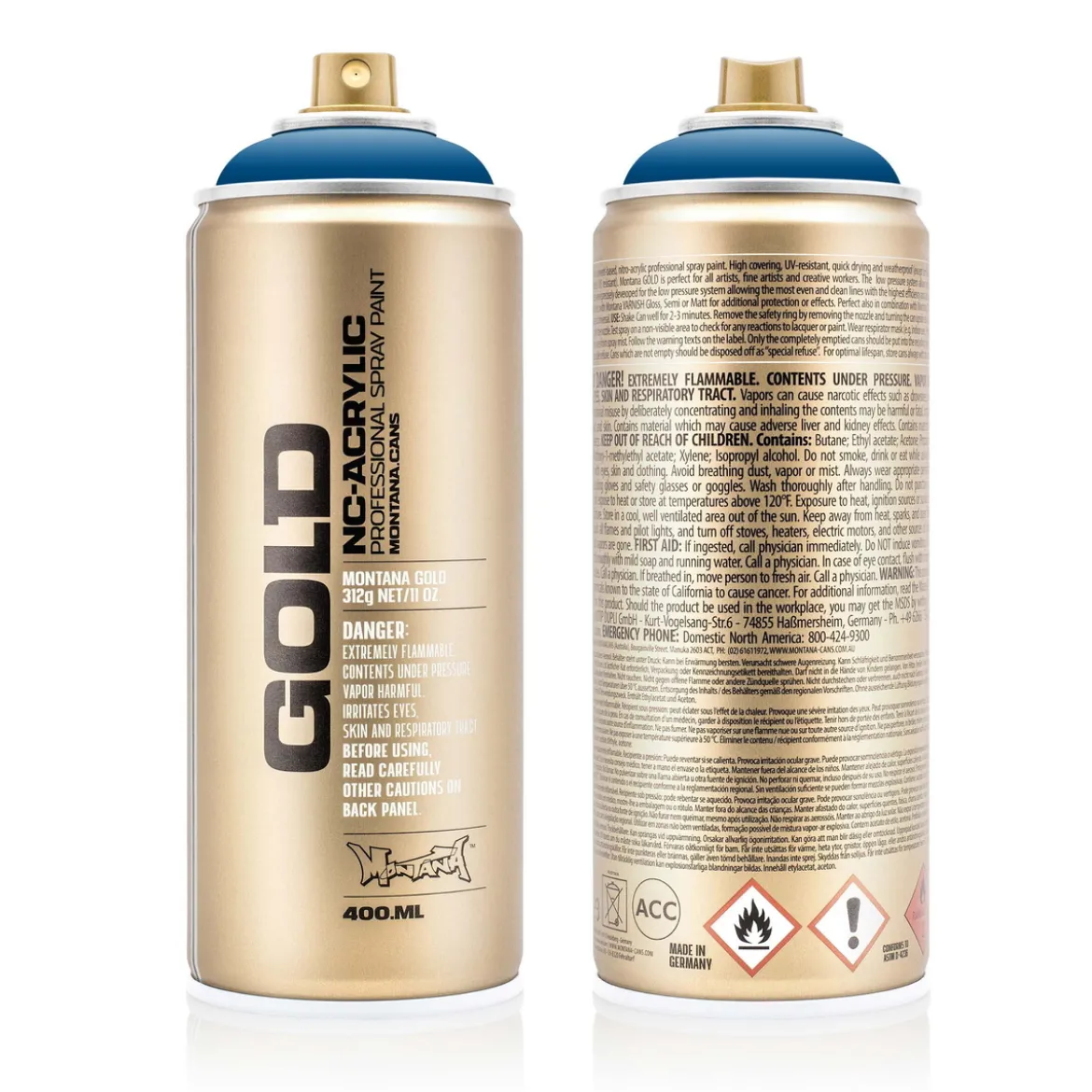 Montana Gold sprayfärg 400 ml - G5075 Signal Blue