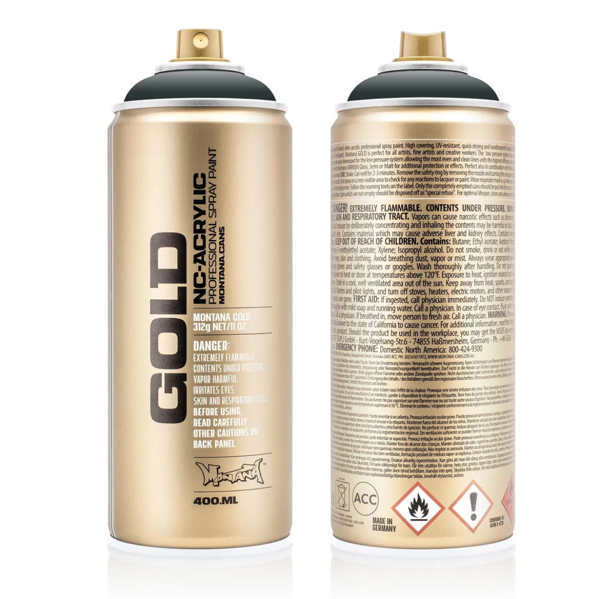Montana Gold sprayfärg 400 ml - G7070 Stealth