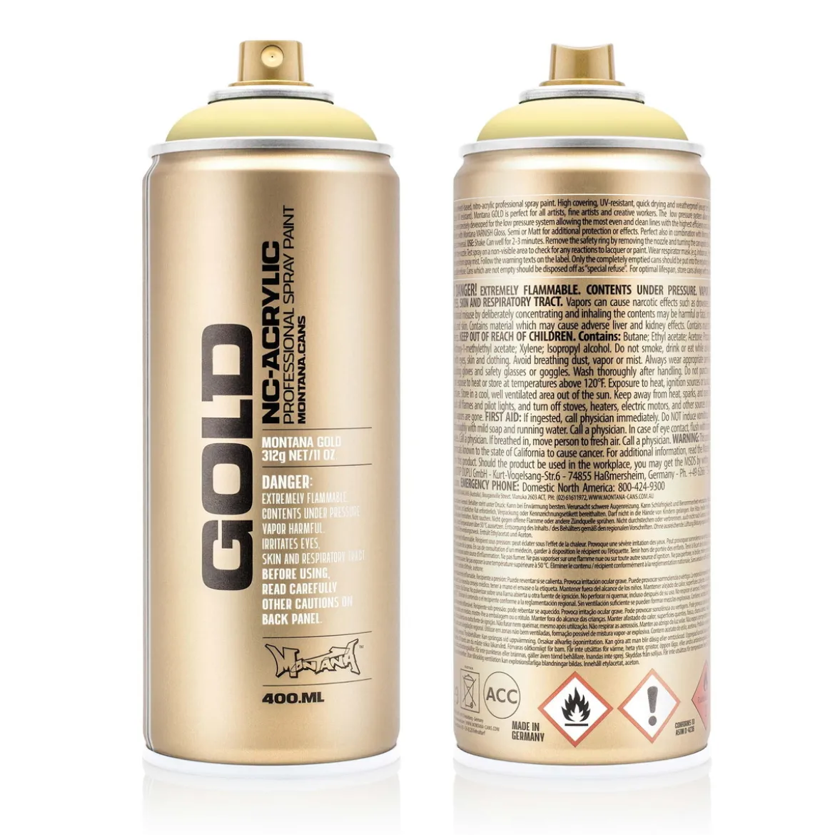 Montana Gold sprayfärg 400 ml - G1000 Vanilla