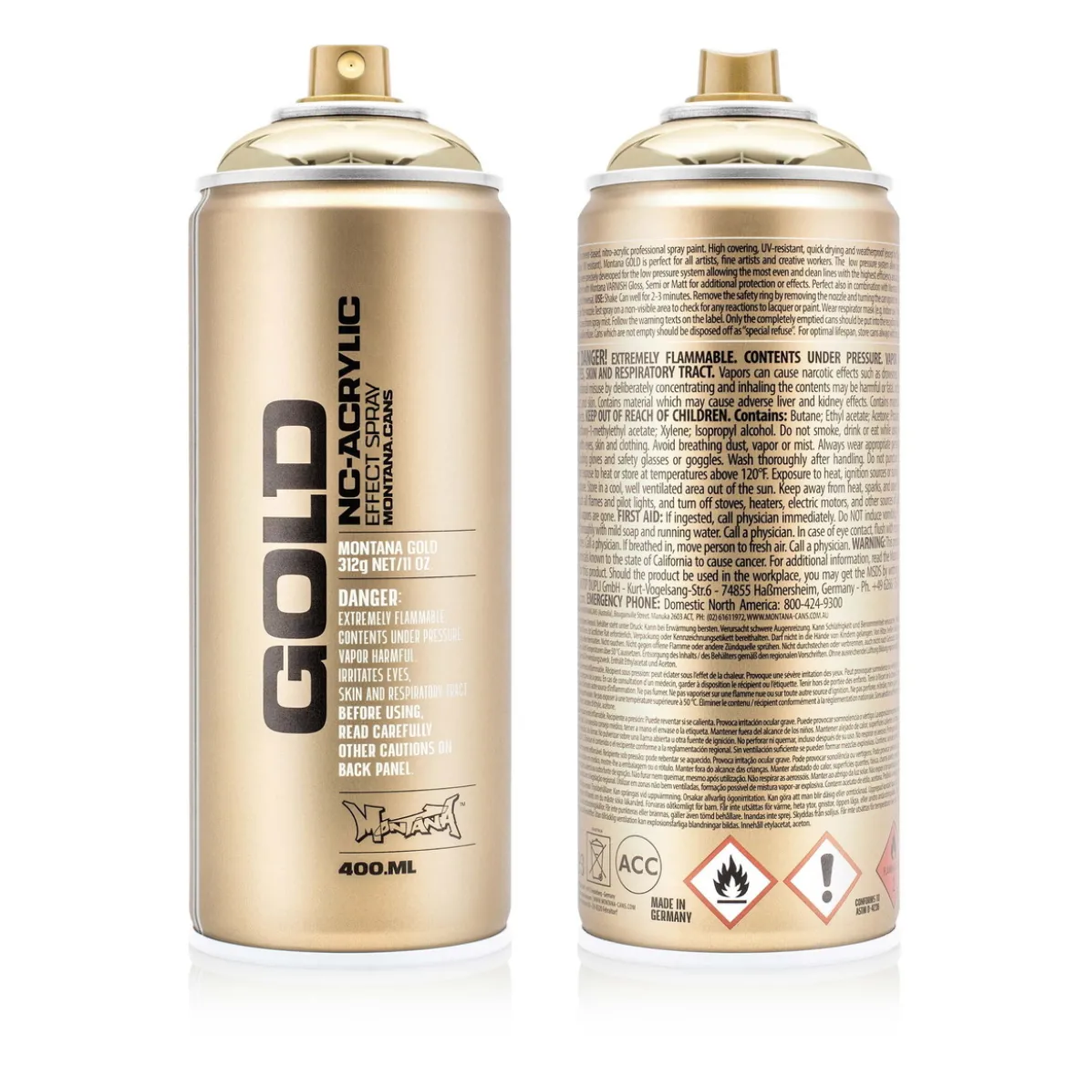 Montana Gold sprayfärg 400 ml - M3000 Goldchrome