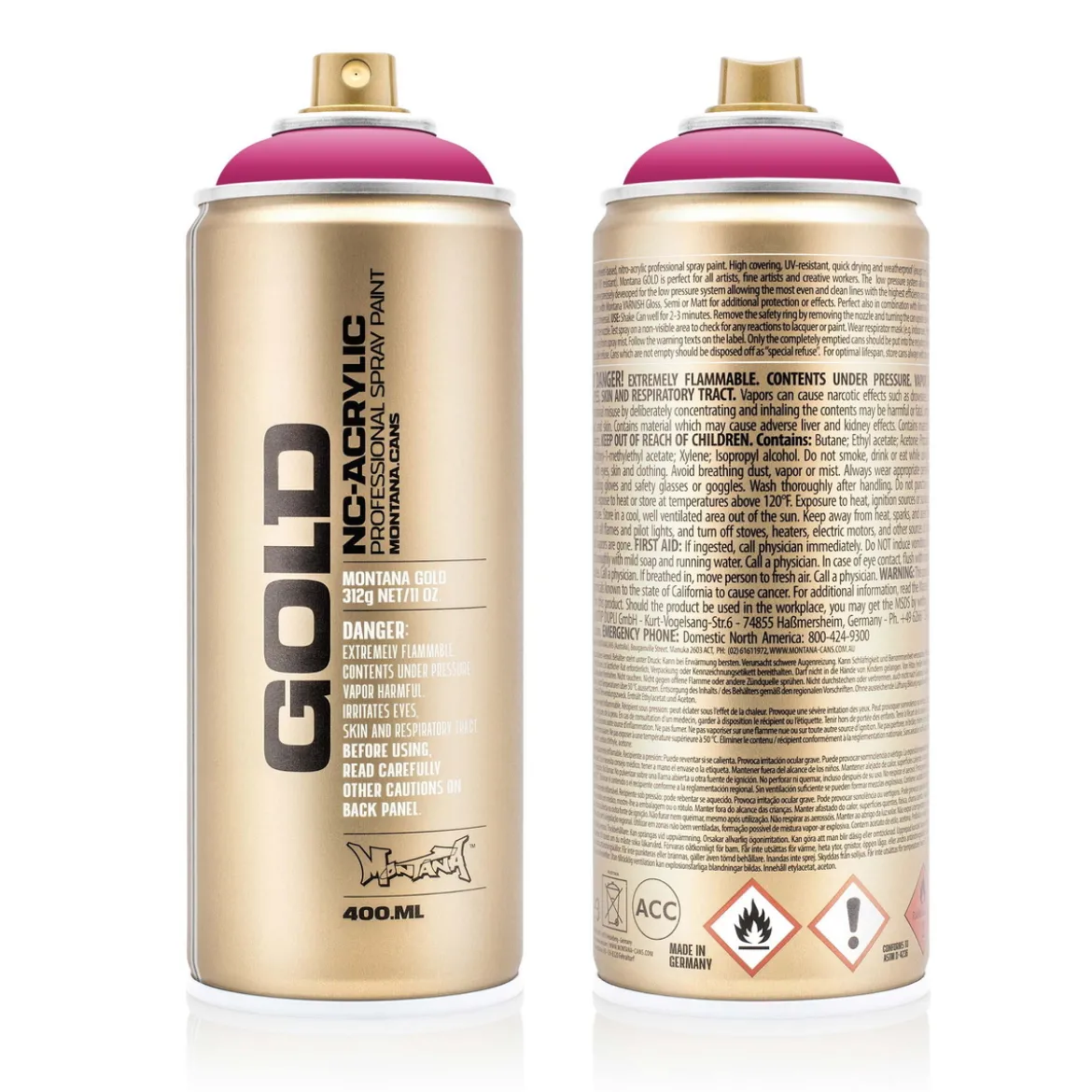 Montana Gold sprayfärg 400 ml - Shock 4010 Pink