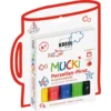 Mucki porslinspennor i roligt pirat-tema, 5-pack