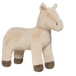 My Hobby Pony, beige odekorerad gosedjurs-ponny som bjuder in till diy & pyssel, 37×15×36 cm