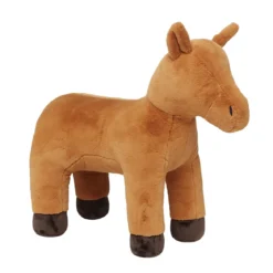 My Hobby Pony, brun odekorerad gosedjurs-ponny som bjuder in till diy & pyssel, 37×15×36 cm