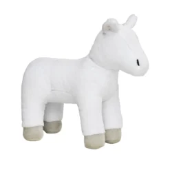 My Hobby Pony, vitt litet odekorerat gosedjurs-föl som bjuder in till diy & pyssel, 25×10×22 cm