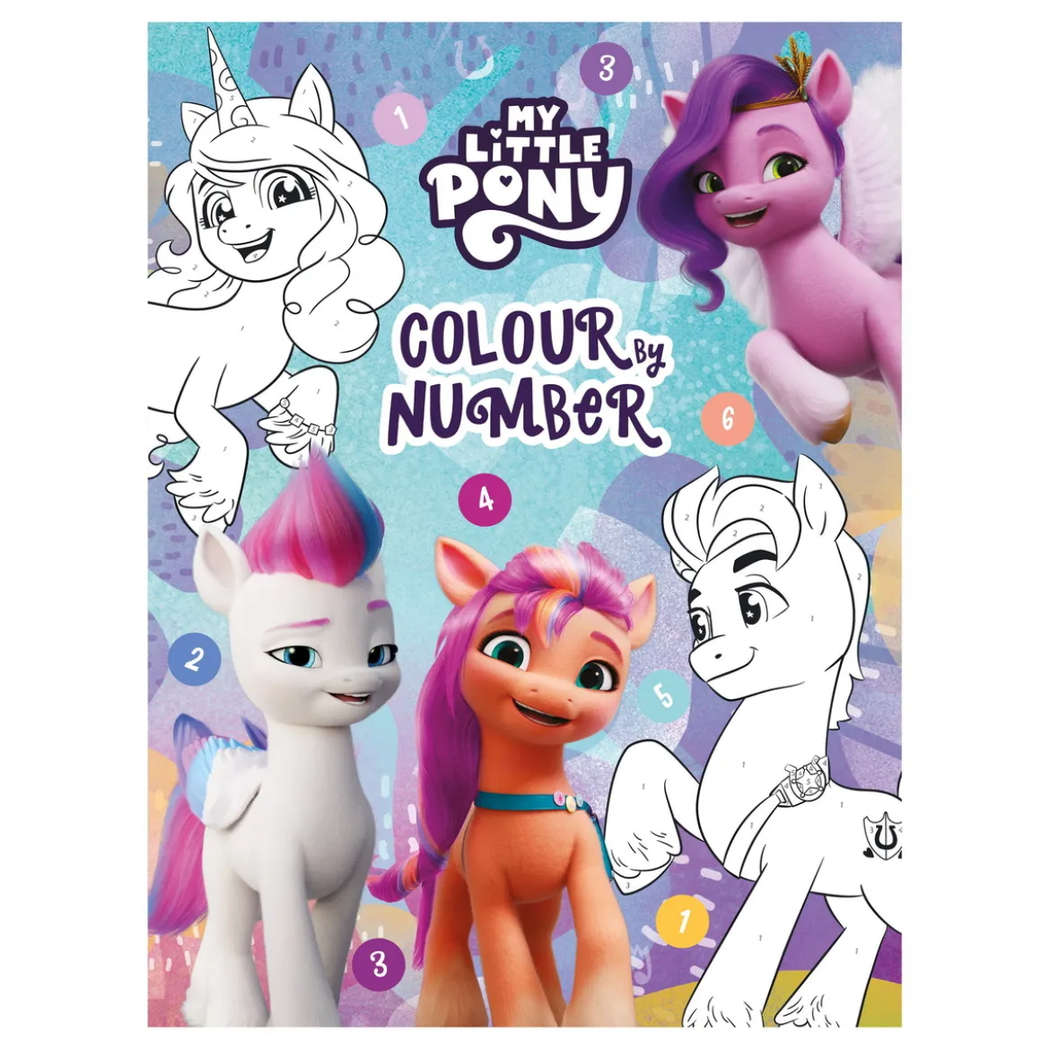 My little pony – colour by number. En härlig målarbok där man målar efter nummer! 24 sidor, 24×32 cm.