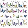 Nagelstickers butterfly – 28 nagelklistermärken med vackra fjärilar