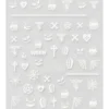 Nagelstickers halloween glow – 53 självlysande & spooky nagelklistermärken