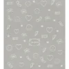 Nagelstickers självlysande, glow in the dark. 1 ark nail stickers à 8,5×10 cm