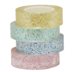 Nano Tape, 4×3 meter glittrig nanotejp, 2 cm bred – transparent och dubbelhäftande