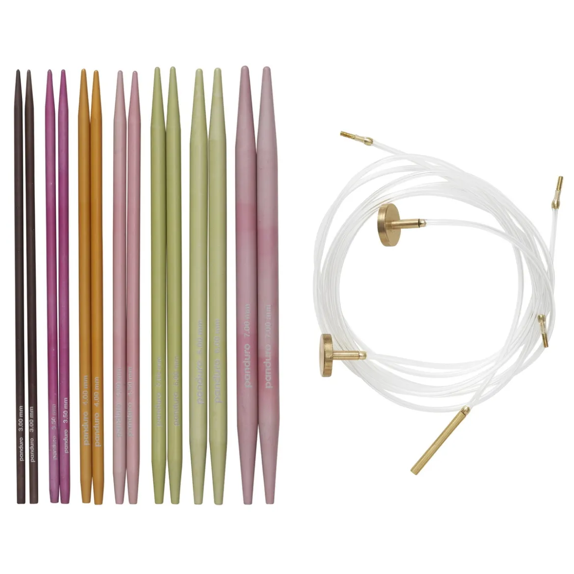 Ändstickor set Pony