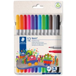 Noris Tuschpennor dubbel 12p