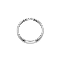 Nyckelringar av metall, Ø30 mm 10-pack