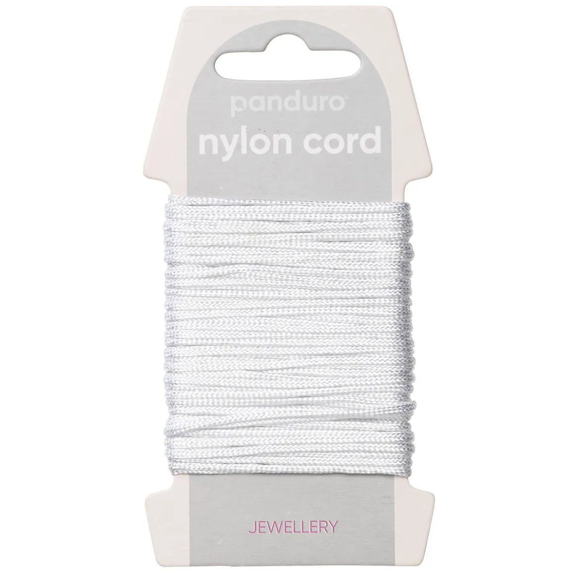 Nylontråd 2 mm vit
