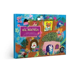 Oljepastellkritor 36-pack, Yumis Mushroom House