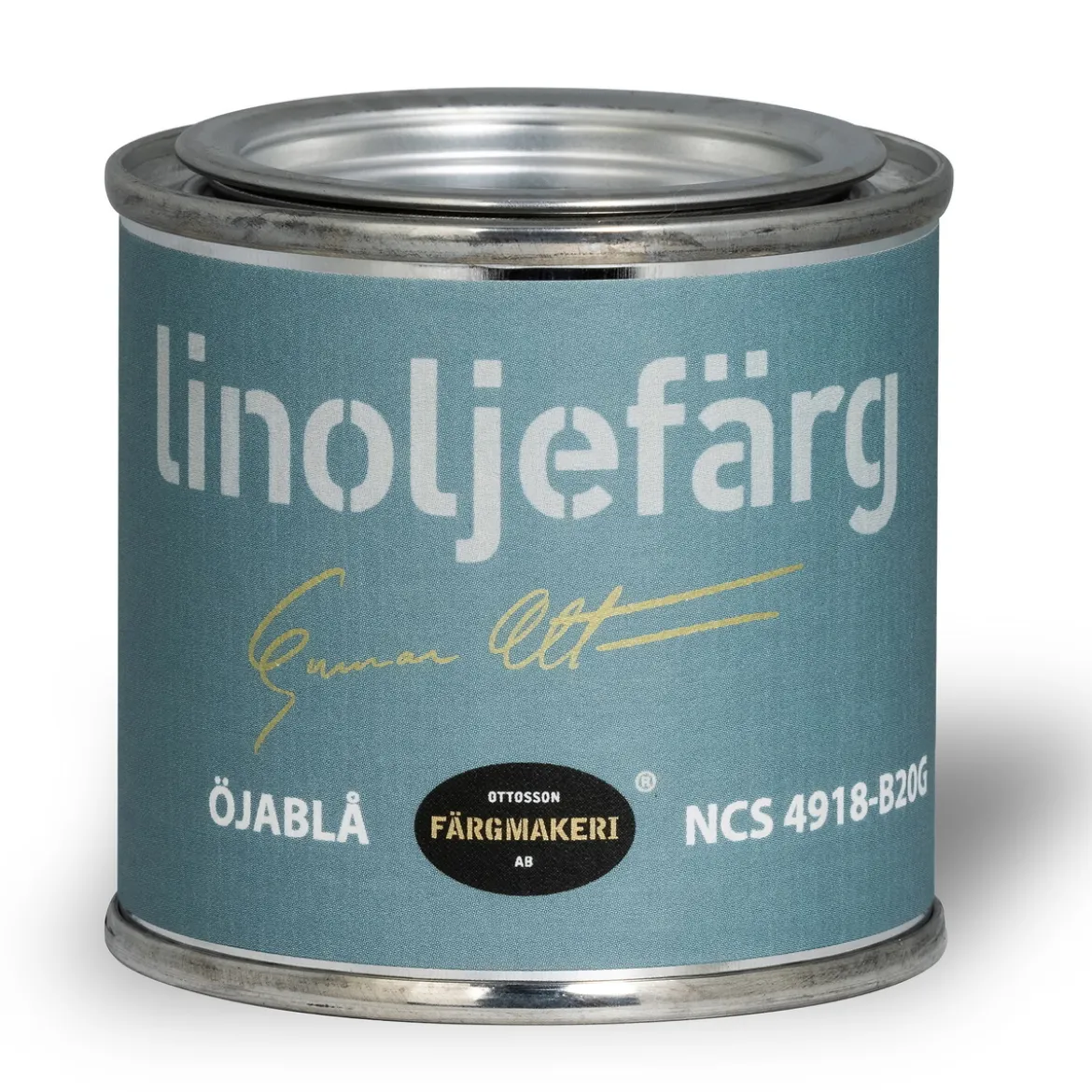 Ottossons Färgmakeri linoljefärg 100 ml, Caput Mortuum 6523–Y97R