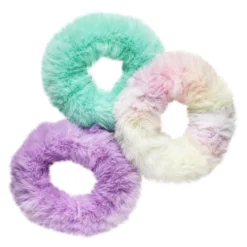 3-pack fluffiga hårsnoddar – fluffy scrunchie