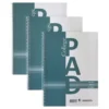 3-pack spiralbundna linjerade kollegieblock A4 – 229×297 mm, 70 ark, 70g/m²