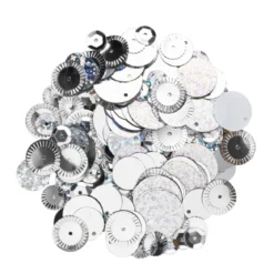Paljettmix silvermix